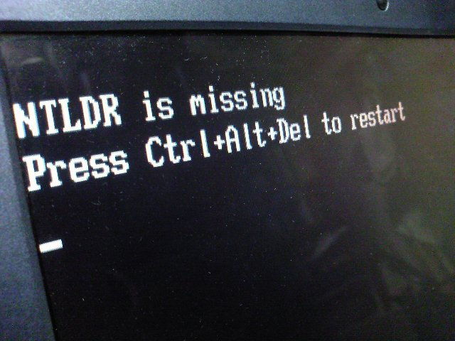 NTLDR is Missing в Windows XP, что делать? NTLDR is Missing что делать