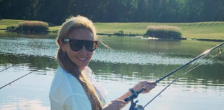 Татьяна Навка похвасталась тем, что поймала рыбу весом в 8 килограммов