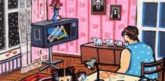 Убогий совок на рисунках советской девочки.