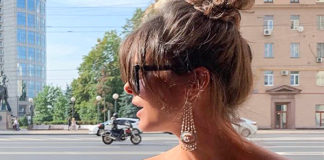 Надежда Оболенцева показала наряд, в котором вышла замуж за Резо Гигинеишвили