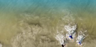 Отец сфотографировал детей на пляже и спас им жизнь