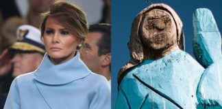Жители Словении раскритиковали деревянную статую Мелании Трамп