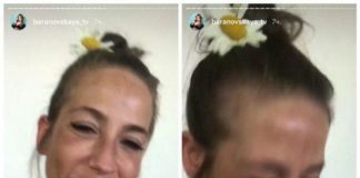 Собаки потрепали или моль поела? Барановская на отдыхе стала жертвой «дырявой» моды. Белочка укусила?