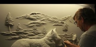 Берни Митчелл: стены как произведение искусства