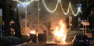 Фотоотчёт беспорядков в Израиле