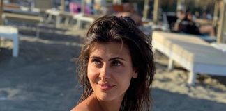 Надежда Оболенцева поделилась пляжным фото с Резо Гигинеишвили из медового месяца в Италии