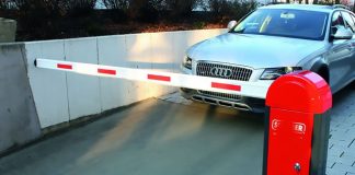 Ограничение и контроль движения транспорта с помощью шлагбаума