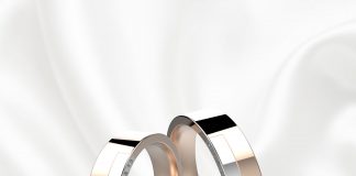 Оригинальные парные обручальные кольца