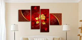 Модульные картины в интерьере