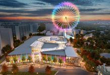 Новое колесо обозрения Солнце Москвы