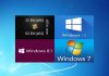 Рекомендации по установка Windows 7, 8, 10