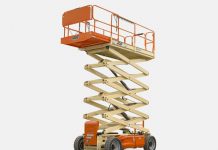 Где применяются ножничные подъемники?