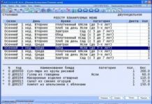 Специальная программа учета для детских садов