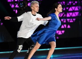 Милохин и Медведева поцеловались на съемках «Ледникового периода»