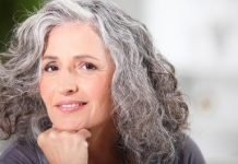 Седина и лицо без морщин — это сексуально!