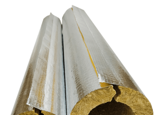 Цилиндры теплоизоляционные кашированные алюминиевой фольгой: особенности