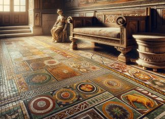 Мозаика для пола: искусство и практичность в одном решении