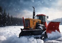 Как убирать снег во дворе