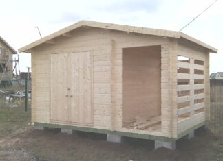 Строительство хозяйственного блока с дровником: практическое руководство