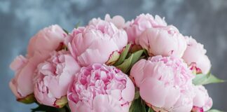 Букет пионов: символ роскоши и нежности