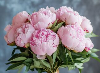 Букет пионов: символ роскоши и нежности