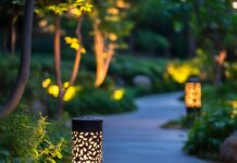 Преимущества грунтовых ландшафтных светильников