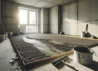 Автоматизированная полусухая стяжка пола: преимущества и особенности